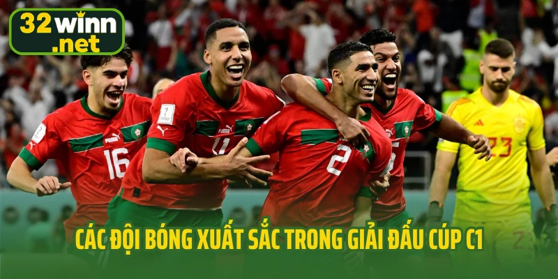 Các đội bóng xuất sắc trong giải đấu Cúp C1