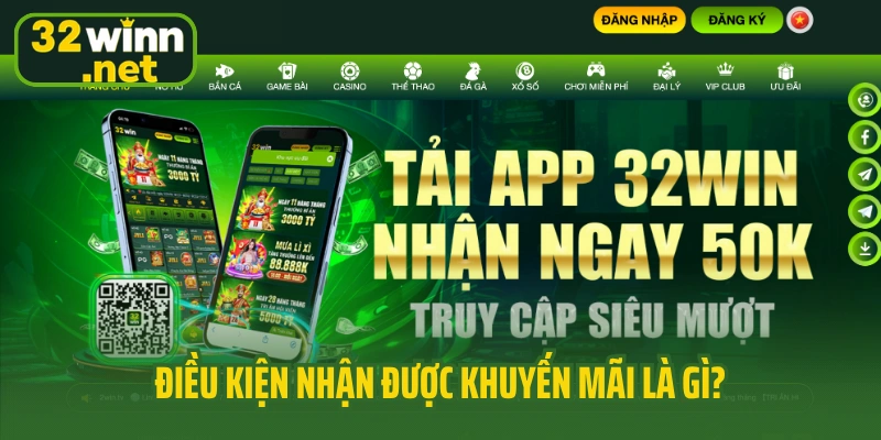 Điều kiện nhận được khuyến mãi là gì?